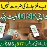 8171 SMS Service for BISP Eligibility 2026 – Check CNIC Status Instantly at Home
